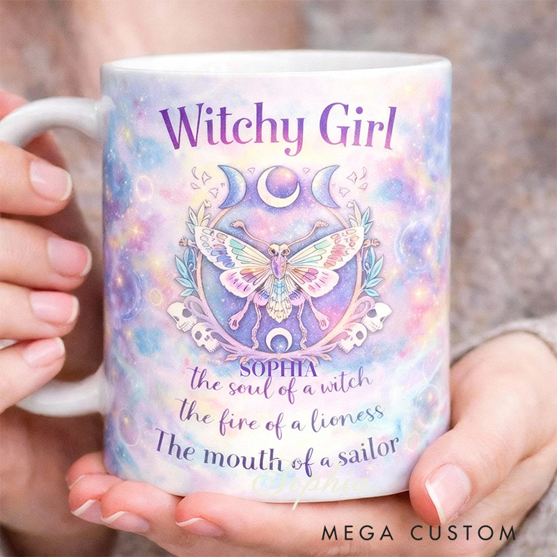 Personalized Witchy Girl Magical Mug Coffee Mug Magic Lover Mug Witchcore Gift Coffee Mug