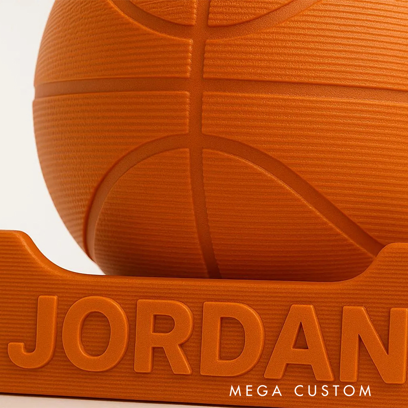 Personalized 3D Printed Basketball Phone Stand with Custom Name for Players and Enthusiasts