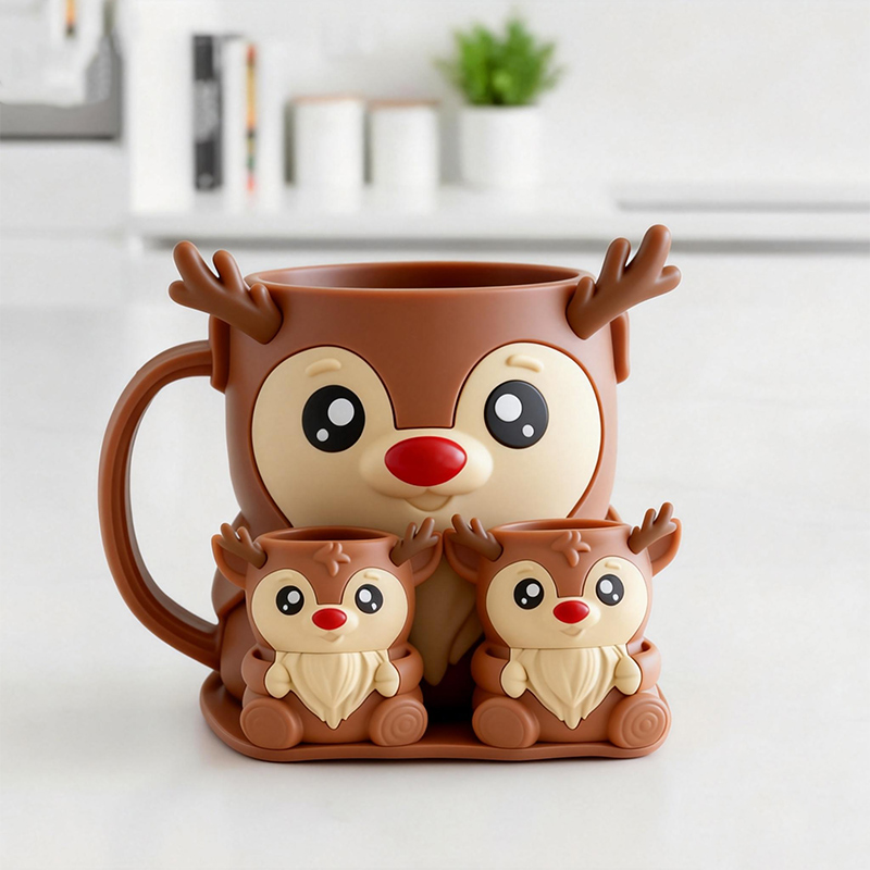 Personalized Ice Cream Cozy Pint Holder 3D Printed with Spoon Slots & Snack Drawer for Mom Kids Ice Cream Lover