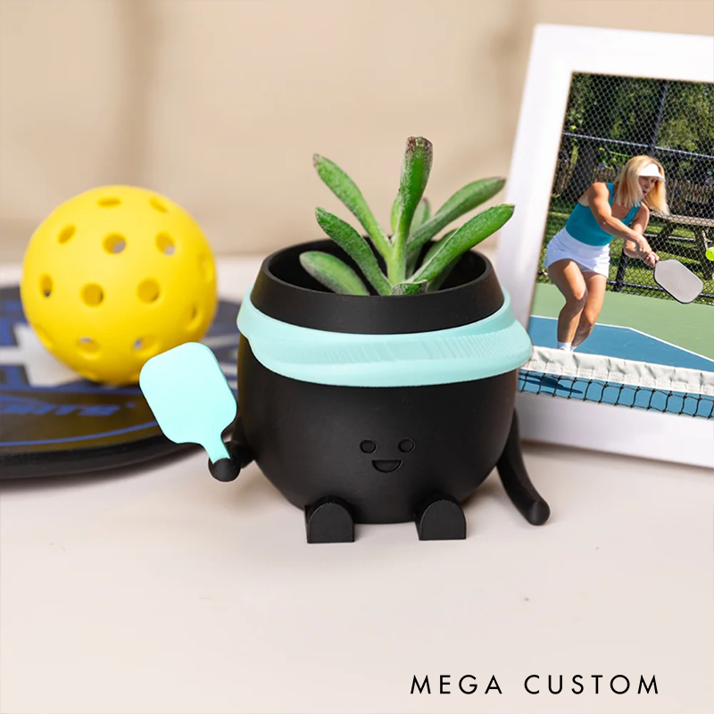 Personalized Pickleball Planter Adds a Playful Touch to Your Decor