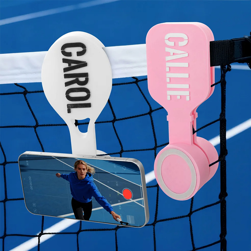 Personalized Multicolor 3D-Printed Magnetic Pickball Tennis Mobile Phone Hook with Text Sport Accessories Gift for Pickleball Tennis Players