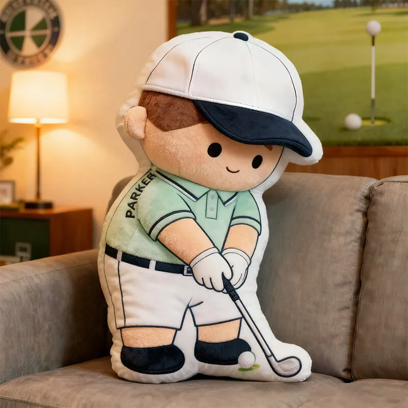 Personalized Graphic3DPrint Golf Pillow with Custom Name and Perfect Gift for Yourself or any Golf Enthusiast