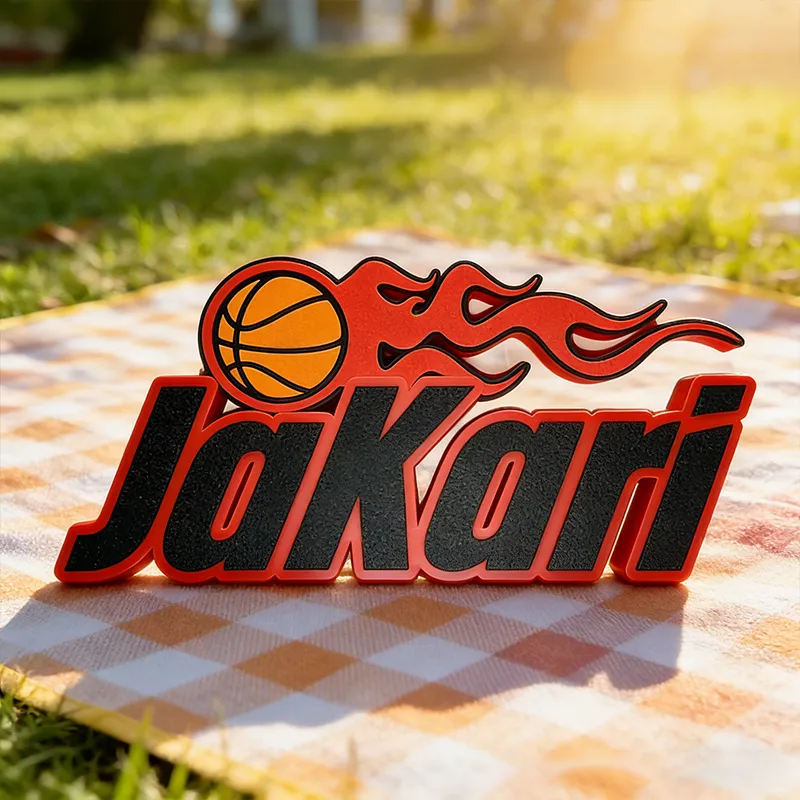 Personalized Basketball Name Plaque with Custom Design Perfect for Showcasing Your Passion