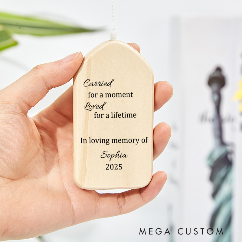 Personalized Wind Chime Loss of Baby Memorial Gift Miscarriage Stillborn Sympathy Gift Loss of Infant Remembrance Baby Loss Wind Chimes 