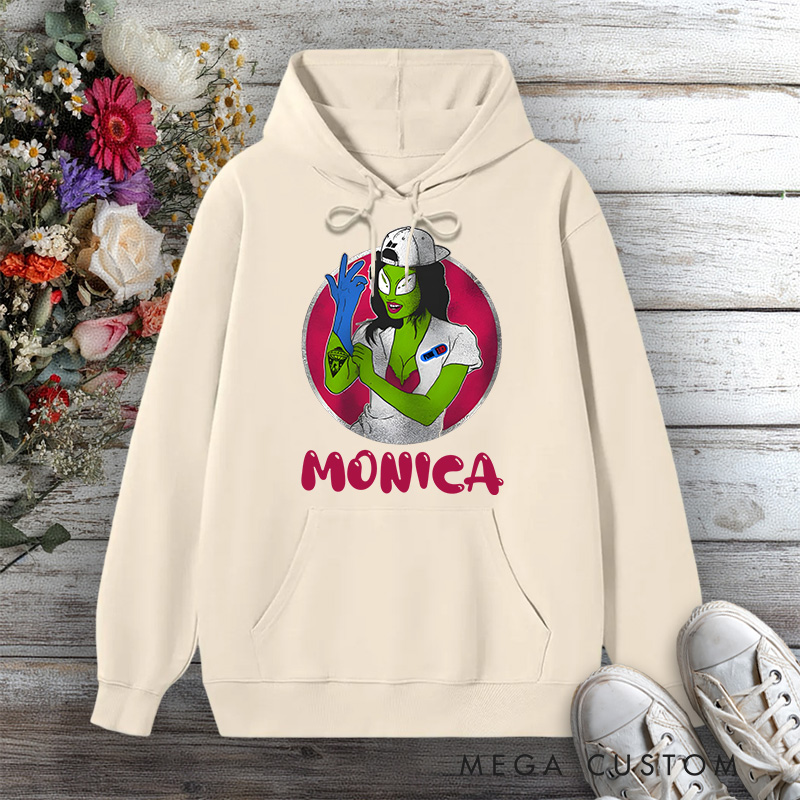 Personalized Hoodies for Nurse Alien Nurse Out-of-This-World Care Design Hoodies International Nurse Day Gift