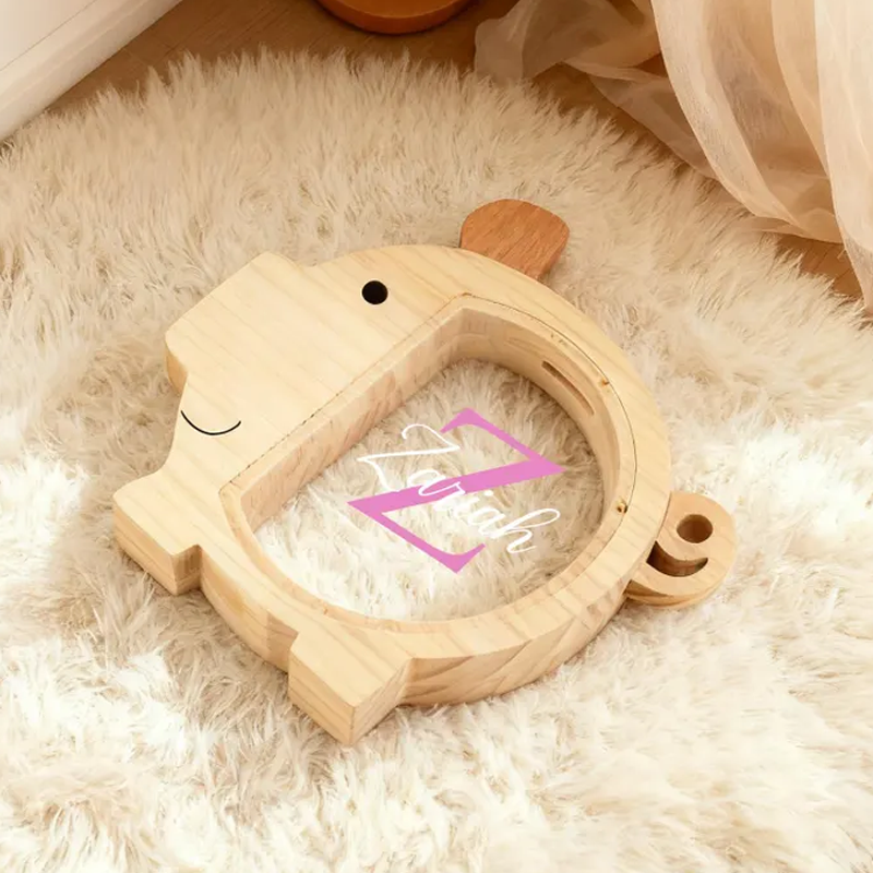Personalized Kids Piggy Bank Wood Money Box for Kids Baby Shower Gift Personalized Wood Piggy Bank Nursery Decor Wooden Chritmas Gift