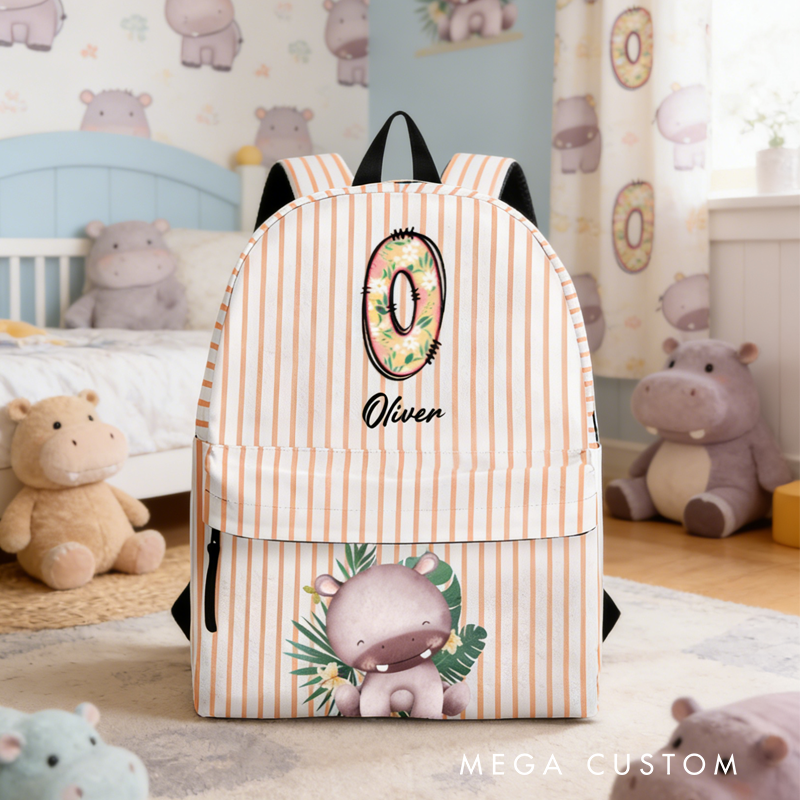 Personalized Cute Animals Kid Backpack Back to School Gift Birthday Gifts