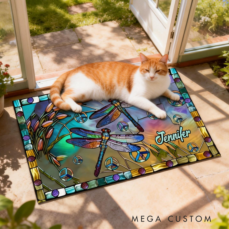 Personalized Personalized Hippie Soul Hippie Doormat Birthday Gifts for Kids