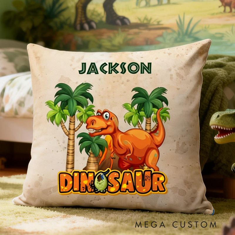 Personalized Personalized Dinosaur To Go To Sleep Pillow Birthday Gifts for Kids Dinosaur Lovers Gifts