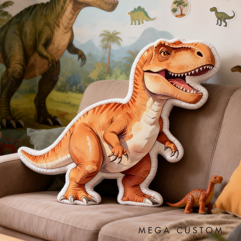 Personalized Cool Dinosaurs Graphic 3D Print Pillow Birthday Gifts Funny Gifts Dinosaurs Lovers Gifts
