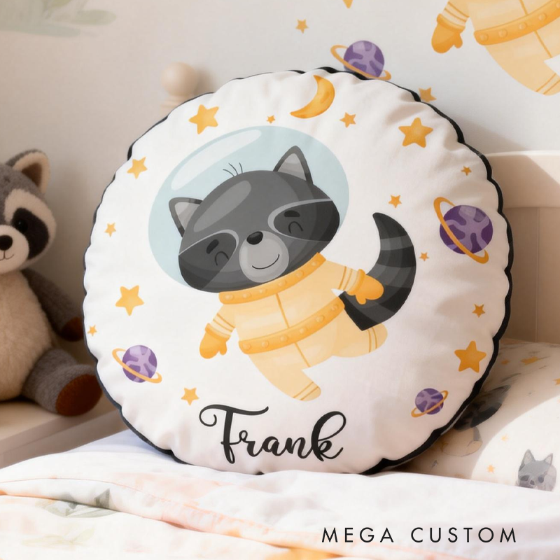 Personalized Cute Astronaut Animals Graphic 3D Print Pillow Birthday Gifts Funny Gifts Animals Lovers Gifts