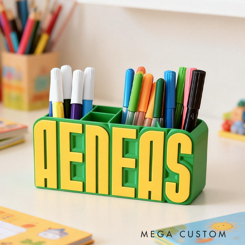 Personalized Pen Holder Birthday Gift for Kids Kids Room Decor Gift for Kids or Teachers