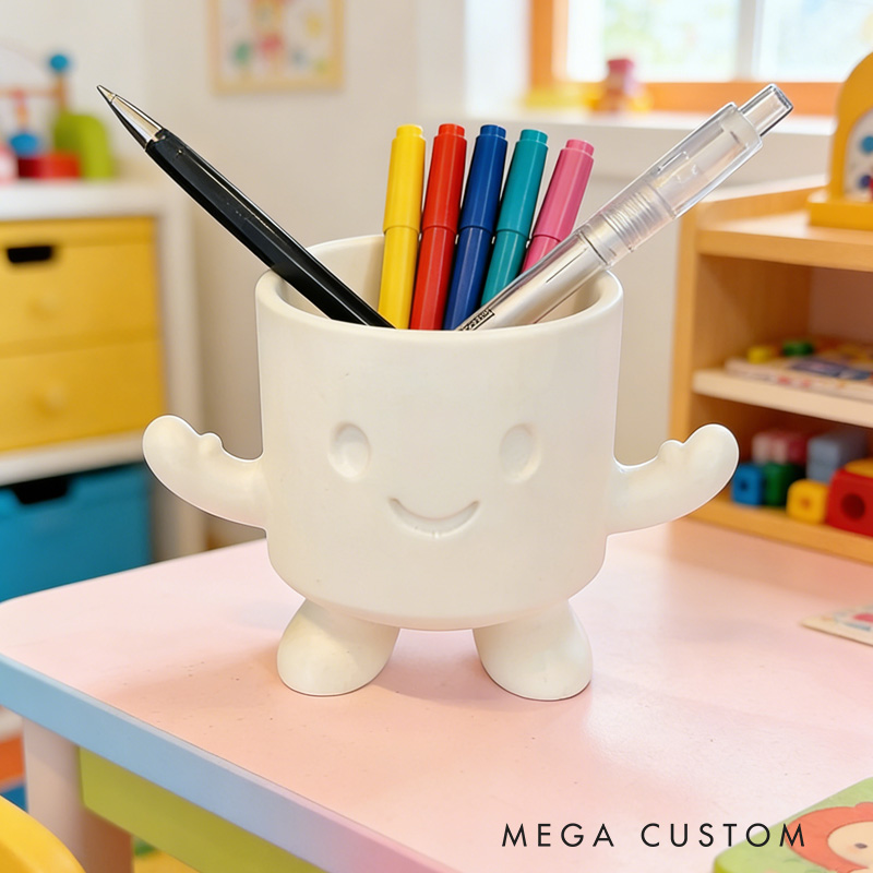 Funny Cartoon Shaped Creative Drink Accessory Cup Holder Pen holder 3d Printing