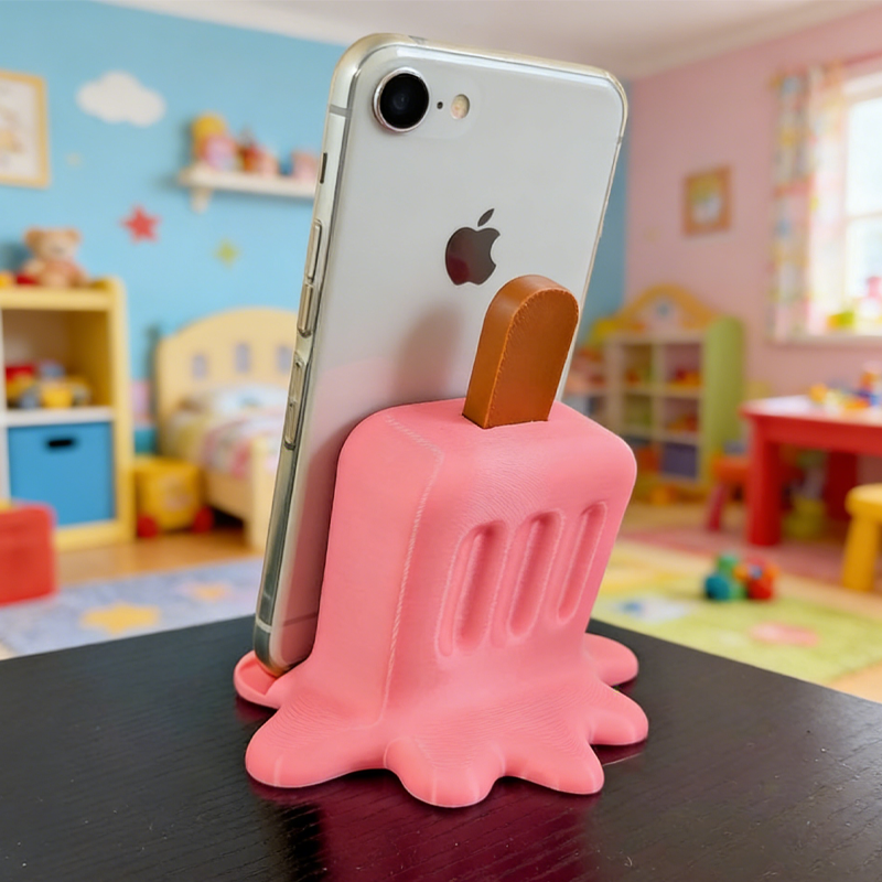 Pink Ice Cream Phone Holder Special Gifts Birthday Gifts for Kids Electronics Enthusiasts