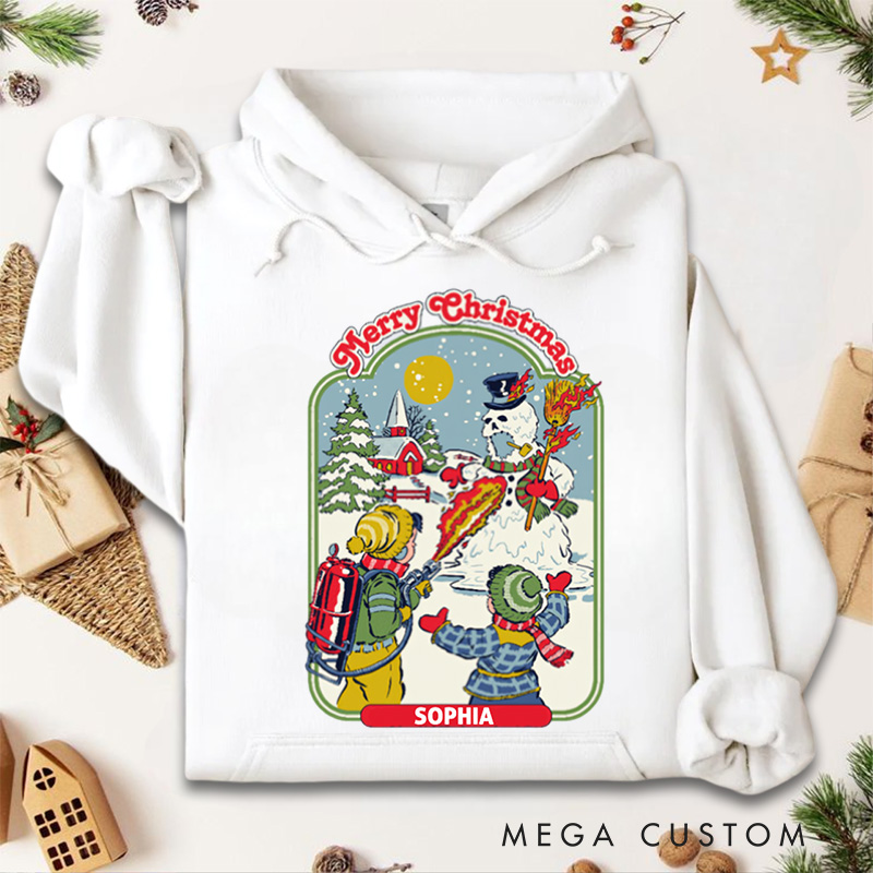 Personalized My First Flamethrower Hoodies