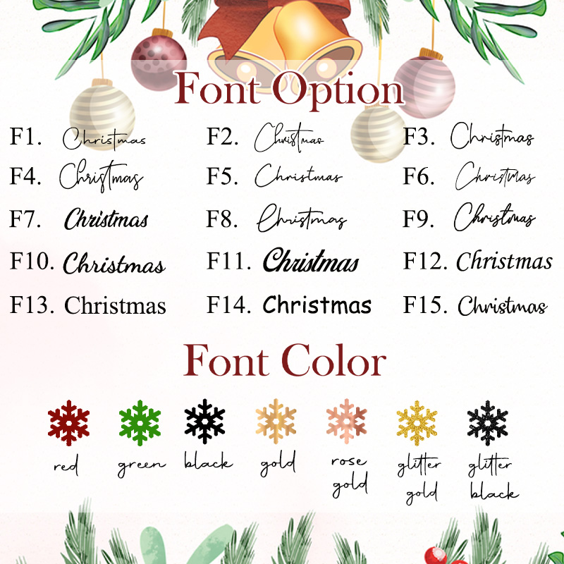 Personalized Name Festive Winter Wonderland 3D Christmas Stocking Gift for Family