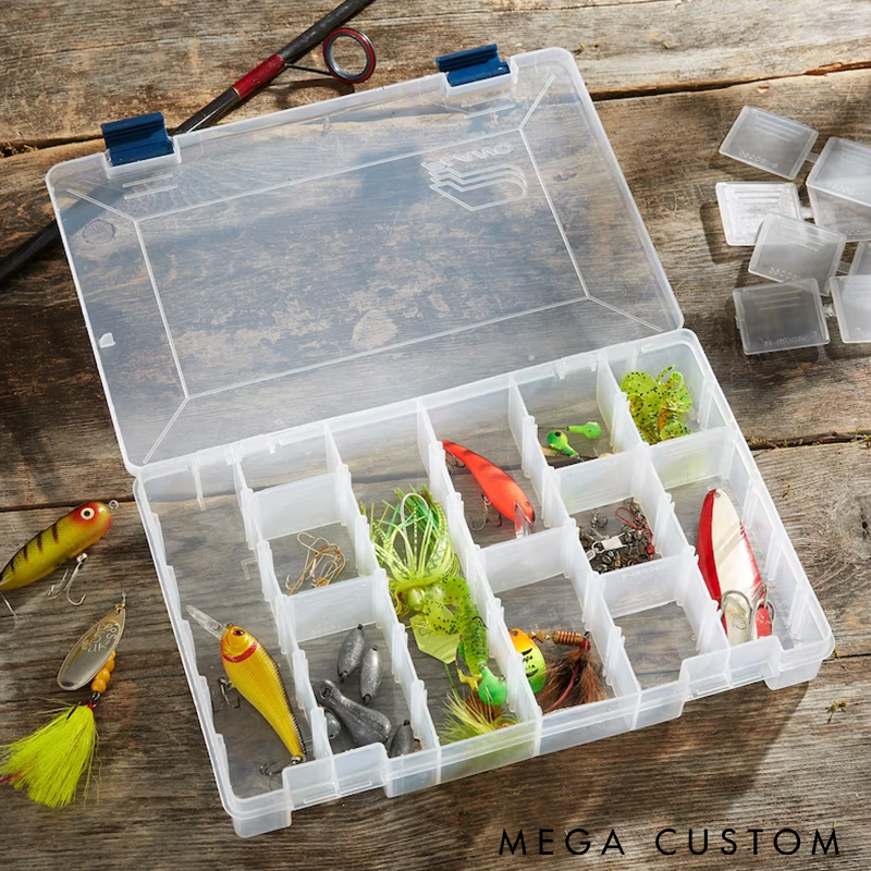 Personalized Fishing Tackle Box Organizer for Lures and Gear Perfect Gift for Dad Kids Anglers and Fishermen of all ages