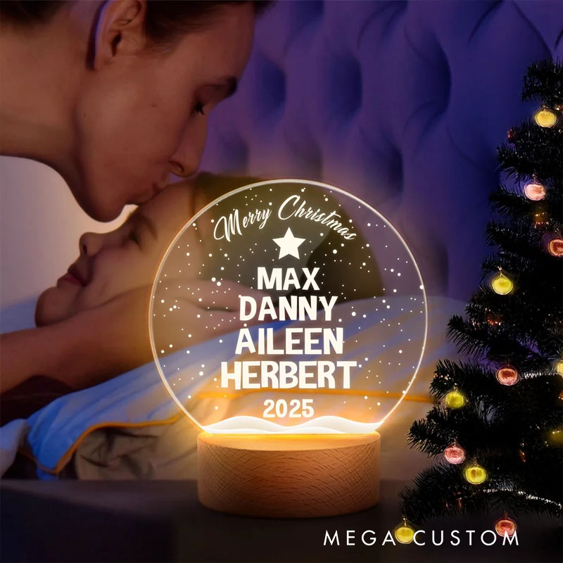 [Copy]Personalized Baby Fairy Tale Night Light Starry Night Light Nursery Gift