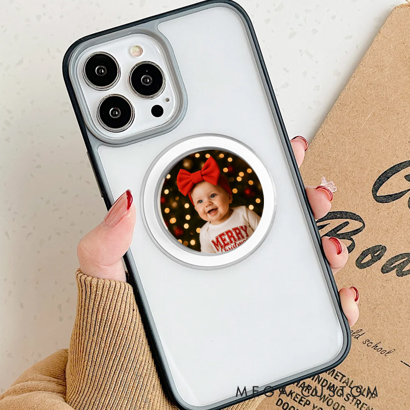Personalized Photo Acrylic Magnetic Phone Grip Mobile Phone Accessories Birthday Christmas Gift for Friend Family 