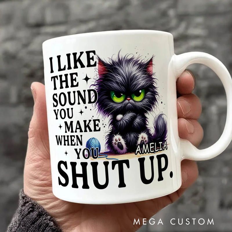 Personalised Venomous Copywriter Grumpy Animals Ceramic Mug with Name Daily Use Birthday Gift for Friends Animal Lovers