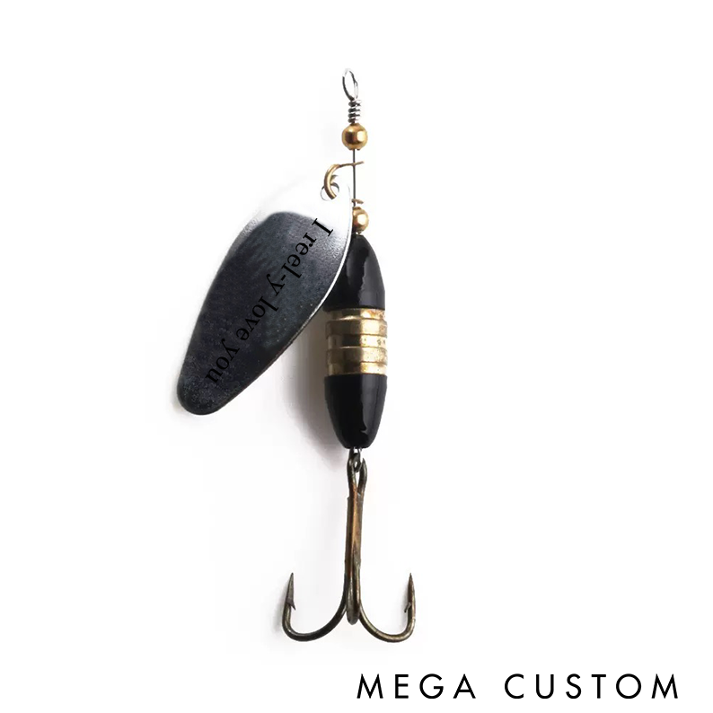 Personalized Fishing Lure Gift Set Happy Birthday Daddy and I Reel-y Love You Designs Gift for Dad Fisherman Perfect for Fishing Enthusiasts
