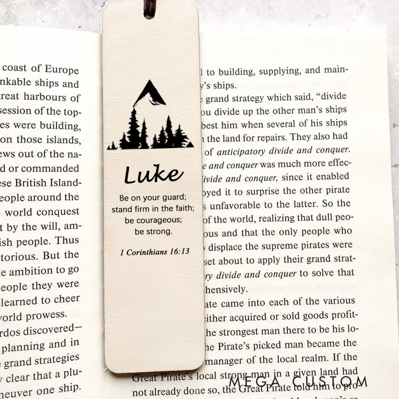 Personalized Wood Christian Bible Verse Bookmark for Best Friend Christian Gift for Birthday Unique Gifts for Religious Christmas Gift Idea