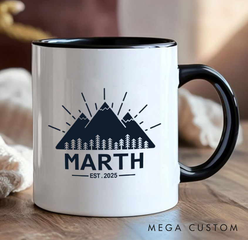 Personalized Mountain Mug Adventure Crazy Camping Hiking Mug Gift for Nature Travel Outdoors Lovers