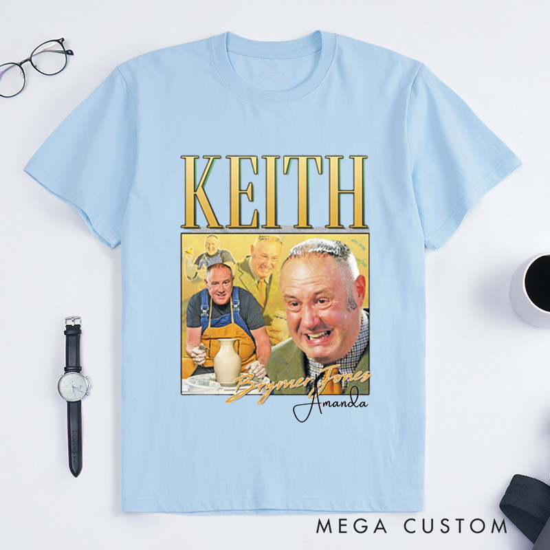 Personalized Keith Brymer Jones Tribute Classic T-Shirts for Pottery Enthusiasts 