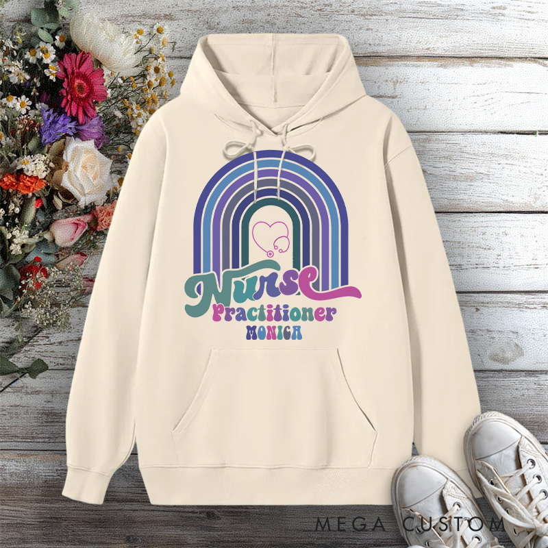 Personalized Hoodies for Nurse Practitioner Care in Every Hue Design Hoodies International Nurse Day Gift