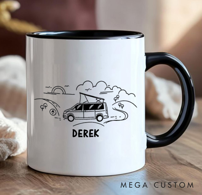 Personalized Exploring Outdoors Mug Camping Hiking Mug Gift for Travel Outdoors Nature Lovers