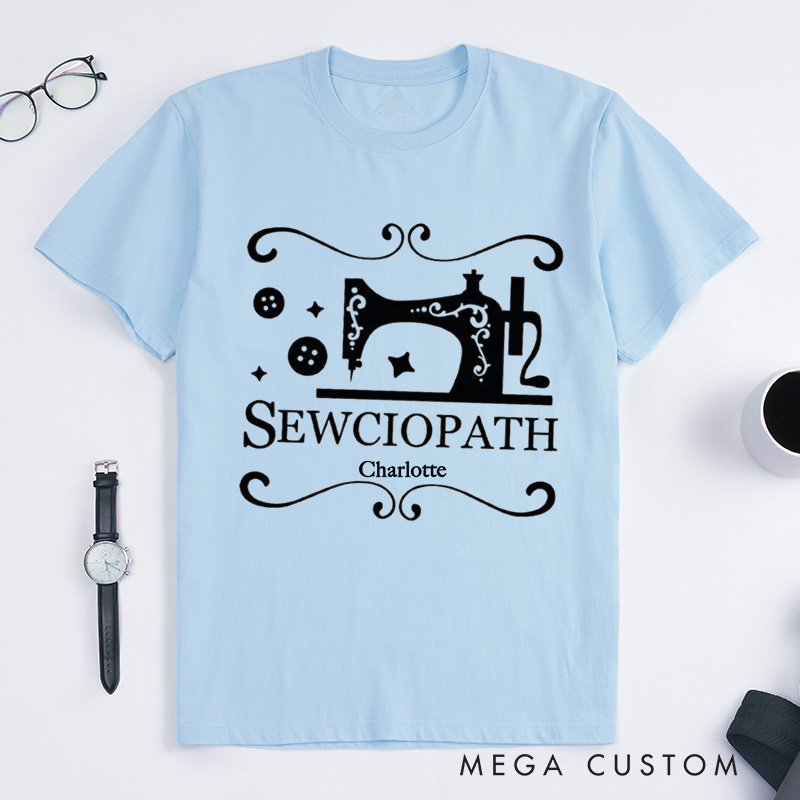 Personalized Sewing Long Sleeve Classic T-Shirts Funny Sew TShirt Women Shirt Shirt for Women Sewing Lover Shirt Quilter Gift