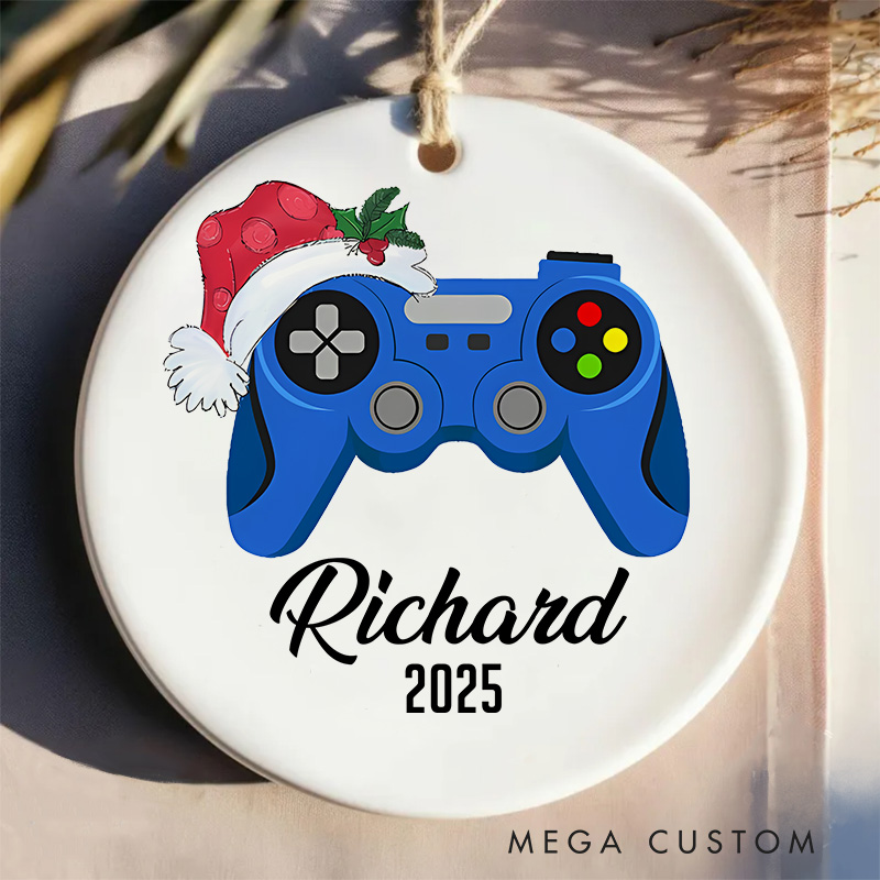 Personalized Controller Christmas Ornaments Video Game Ornaments Geek Gaming Christmas Ornament Christmas Xmas Gifts
