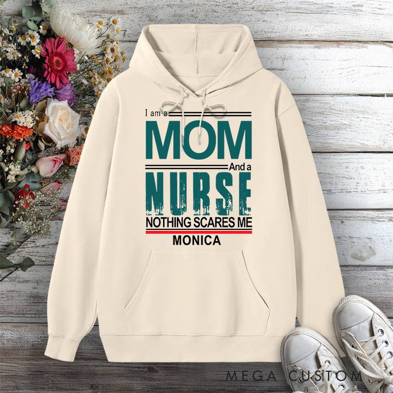 Personalized Hoodies for Nurse Mom and Nurse Fearless Design Hoodies International Nurse Day Gift