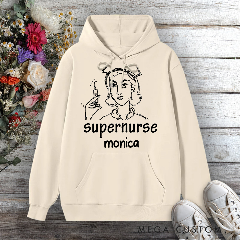 Personalized Hoodies for Nurse Super Nurse Design Hoodies International Nurse Day Gift