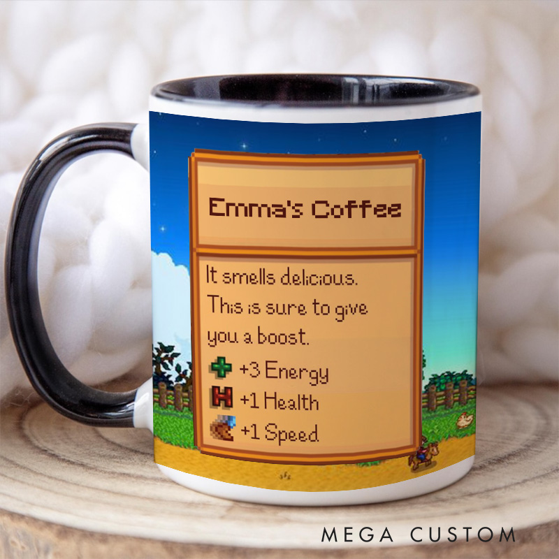 Personalized Valley Mug Farming Game Mug Farmer Valley Video Game Mug Gamer Gift Coffee Mug