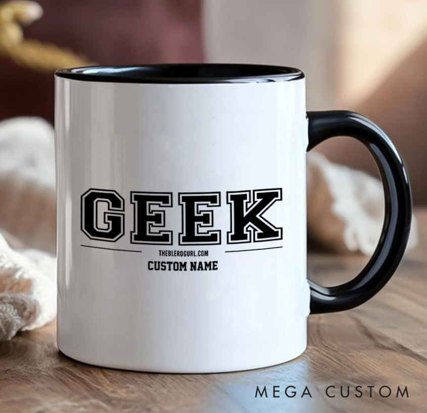Personalized Geek Pride Mug Technology Computer Programmer Enthusiasts Mug Gift for Geek Nerd Lovers