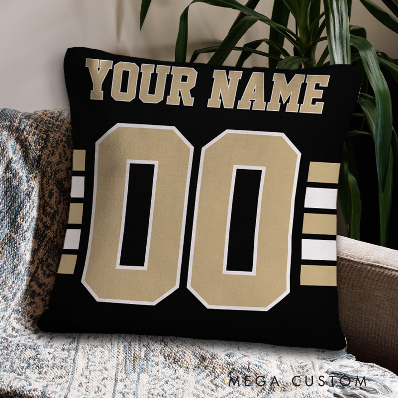 [Copy]Personalized American Football and Rugby Pillow with Custom Name and Number for Sport Gift