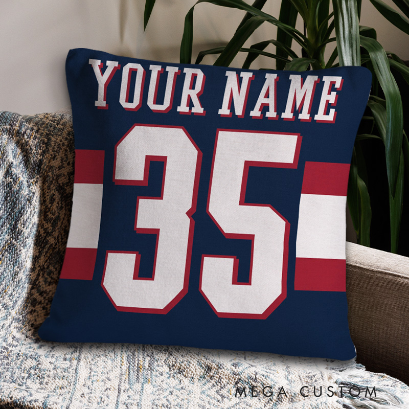 [Copy]Personalized American Football and Rugby Pillow with Custom Name and Number for a Unique Touch