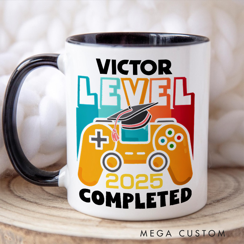 Personalized Graduation Mug for Gamer Graduation Coffee Mug Geek High School Graduation College University Graduation Gaming Nerd Mug