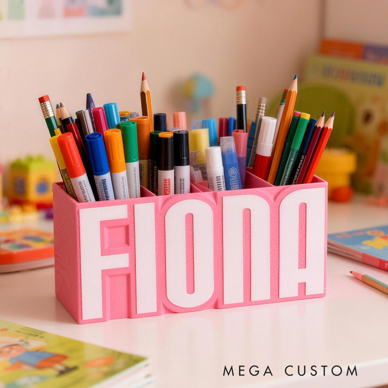 Personalized Pen Holder Birthday Gift for Kids Kids Room Decor Gift for Kids or Teachers