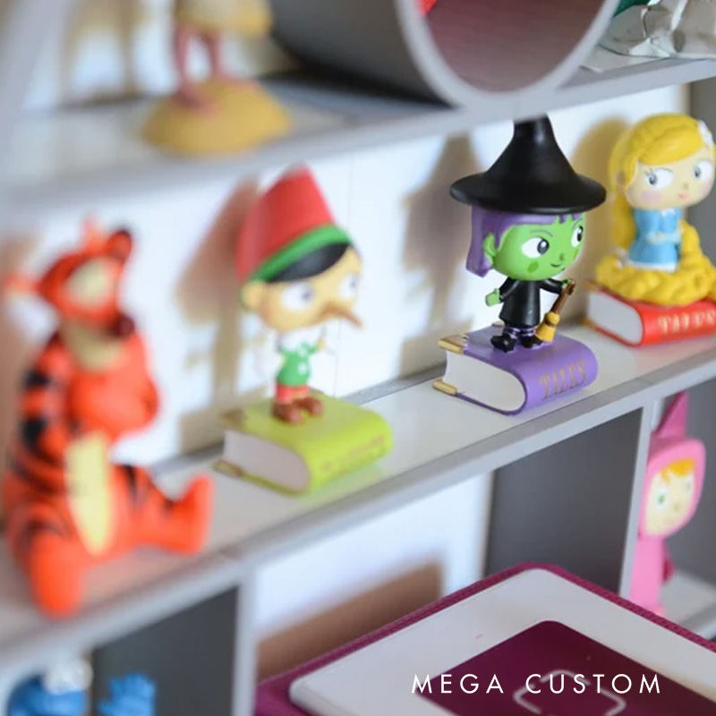 Rocket Shaped Wall Shelf Creative 3D Printed Kids Room Organizer Perfect for Displaying Toys, Figurines, and Space Themed Nursery Decor