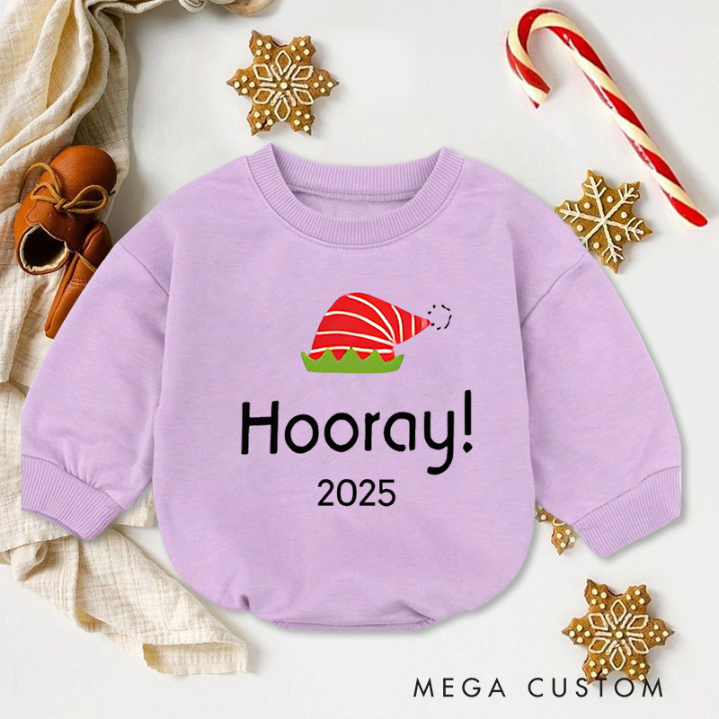 Personalized Hooray Baby Onesie Perfect for Adding Joy and Whimsy to Everyday Baby Outfits Baby Bodysuit