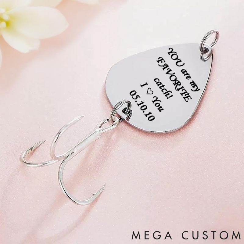 Personalized Fishing Keychain Greatest Catch Gift For Husband Boyfriend Engraved Stainless Steel Fisherman Gift Perfect Gift For Fishing Lover