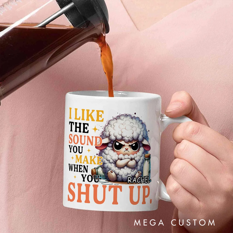 Personalised Venomous Copywriter Grumpy Animals Ceramic Mug with Name Daily Use Birthday Gift for Friends Animal Lovers