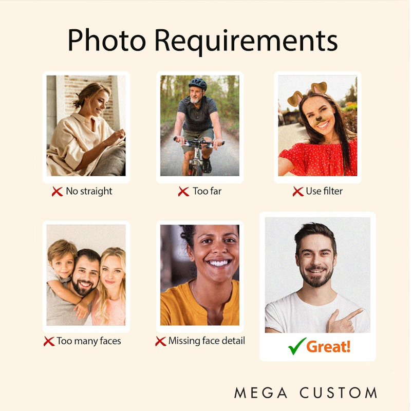 Personalized Photo Racing Car Ornament Custom Design Fun Gift for Kids and Families