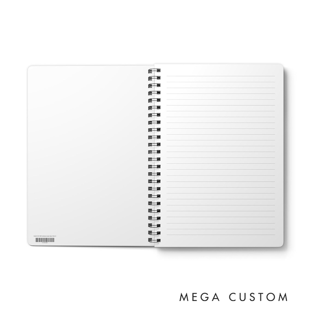 Personalized A5 Spiral Notebook My List of Bodies I Buried in the Woods Dark Humor Journal