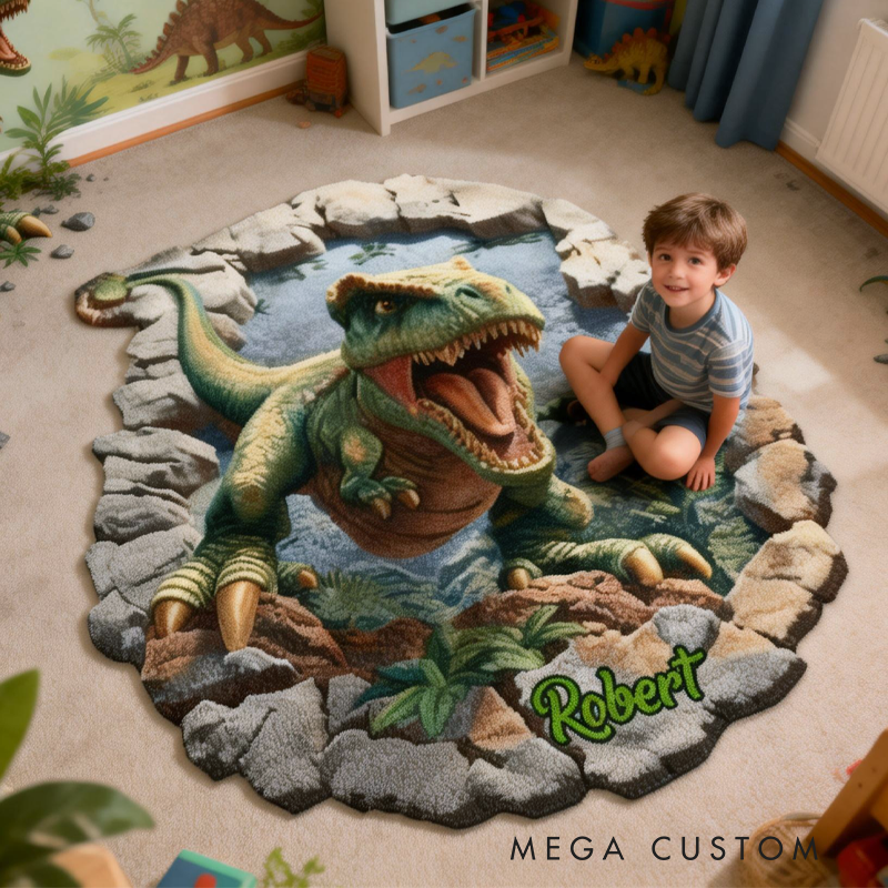 Personalized Cool Dinosaurs Customizable with Your Name Cute Gift for Children