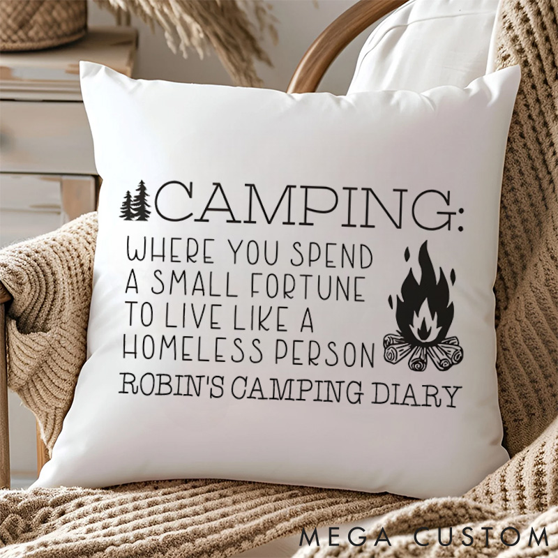 Personalised The Humorous Truth About Outdoor Adventures Pillow Traveling Hiking Lover Pillow Gift Outdoor