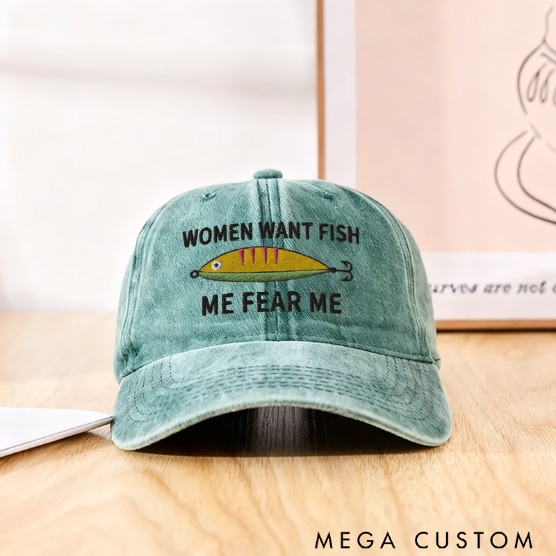 Personalized Funny Embroidered Fishing Hat Fishing Hat Baseball Cap Outdoor Camping Hat Perfect Gift for Fishing Lover and Outdoor Adventure