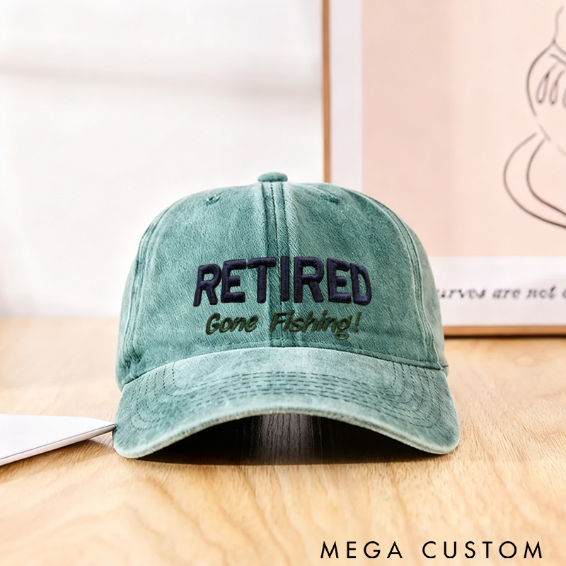 Personalized Embroidered Fishing Hat Durable Cap for Fishing Lover Perfect for Outdoor Adventure and Fishing Gift